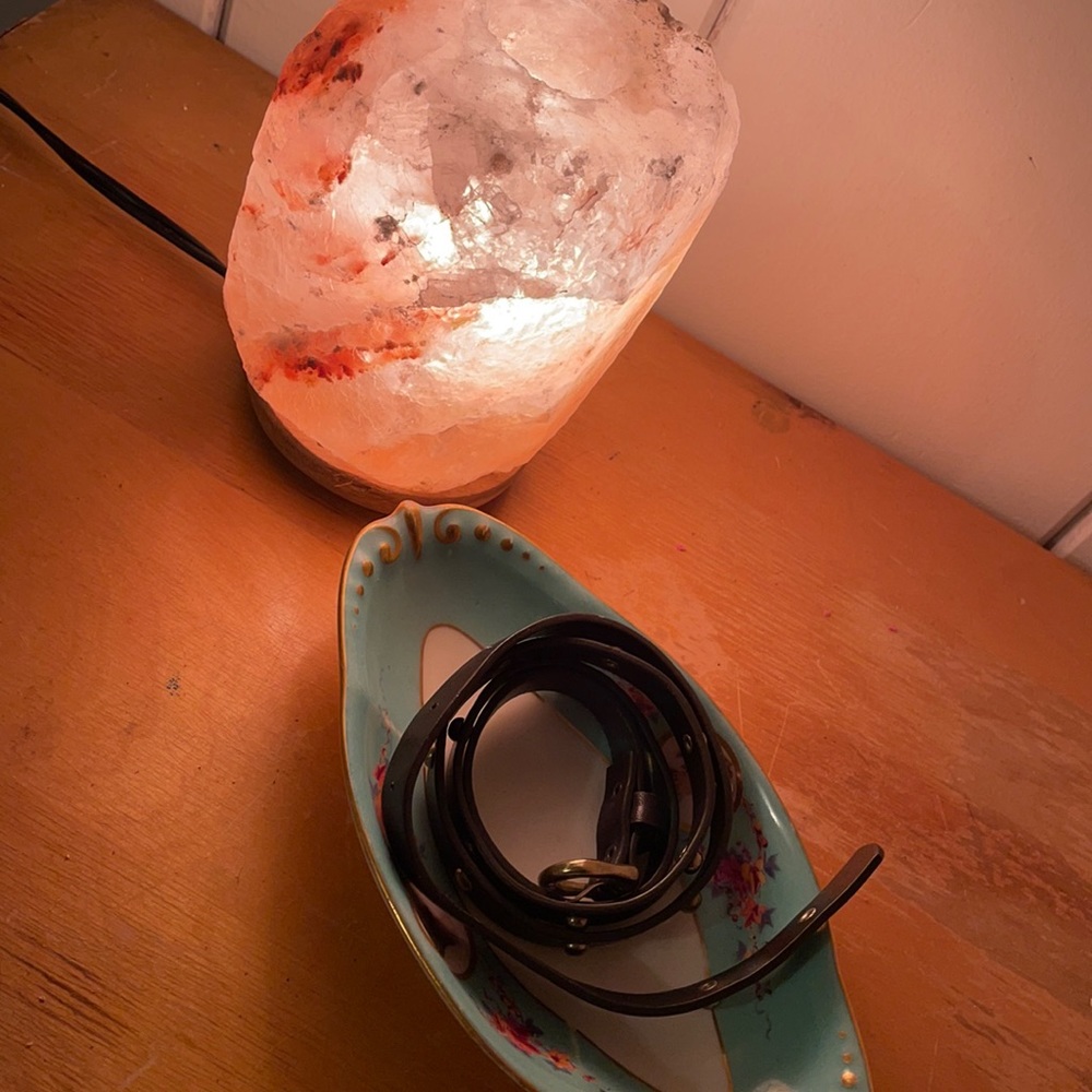 Brown and gold dress belt 🌟